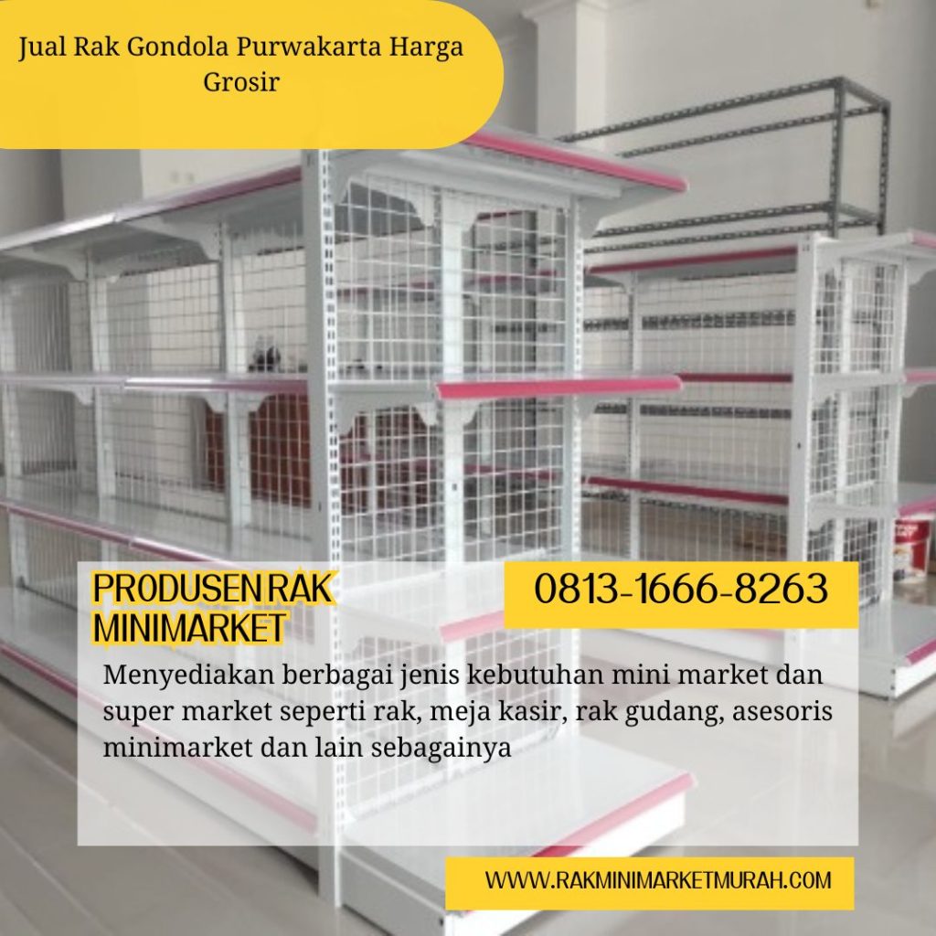 Jual Rak Gondola Purwakarta Harga Grosir